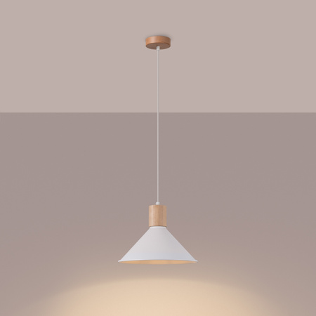 Lampa wisząca JAGA biała