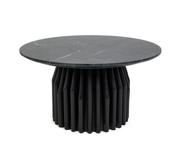 MaMaison stolik kawowy LEVANTE czarny marmur / drewno