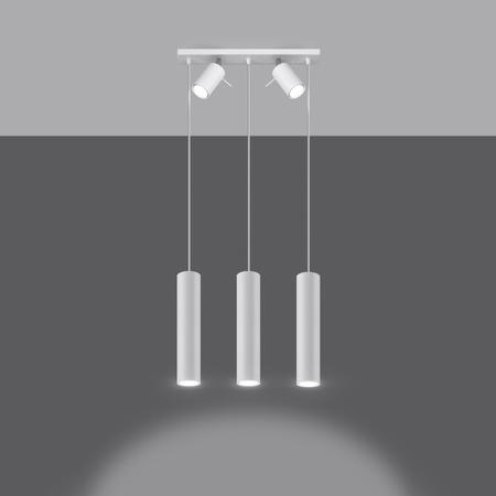 Lampa wisząca RING 3 biały