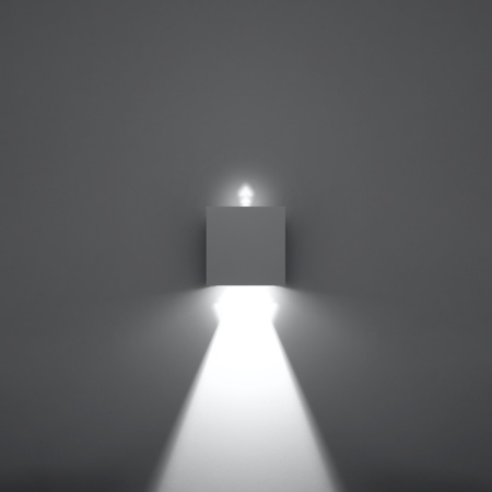 Kinkiet LUCA biały LED IP54