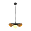 Lampa wisząca ENZO czarno złota 60 cm