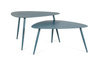 BIZZOTTO zestaw stolików ogrodowych       YVONNE niebieski