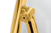 Fotel BUBBLE STAND 2 GOLD VELVET poduszka czarna