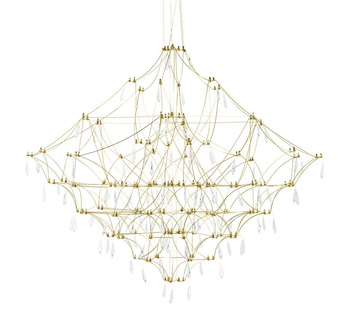 MOOSEE lampa wisząca CONSTELATION 120     GOLD - LED, stal szczotkowana