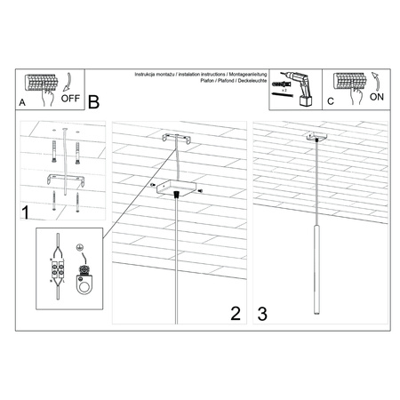 Lampa wisząca PASTELO 1 beżowa