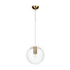 Lampa wisząca TONDA złota 25 cm