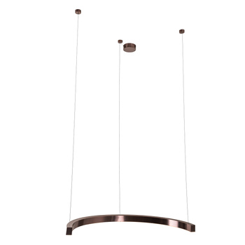 MAXLIGHT P0572D LAMPA WISZĄCA LOTUS 33W BRUSHED BRONZE