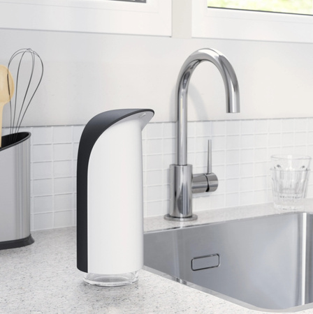 UMBRA dozownik do mydła EMPEROR czarno biały