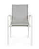 BIZZOTTO krzesło ogrodowe KRION szare