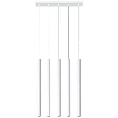 Lampa wisząca PASTELO 5 biała