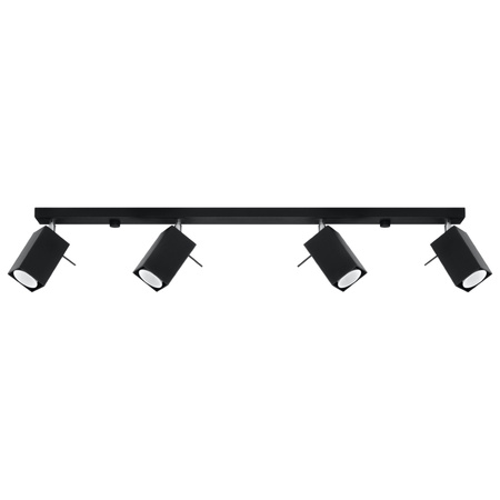 Plafon MERIDA 4L czarny