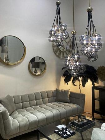 RICHMOND lustro ścienne AFTON L szczotkowane złoto