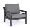 BIZZOTTO fotel ogrodowy HENDRIX szary