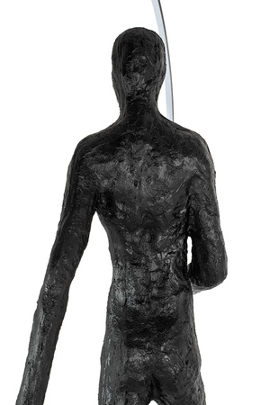 MOOSEE lampa podłogowa HUMAN ROUND włókno szklane