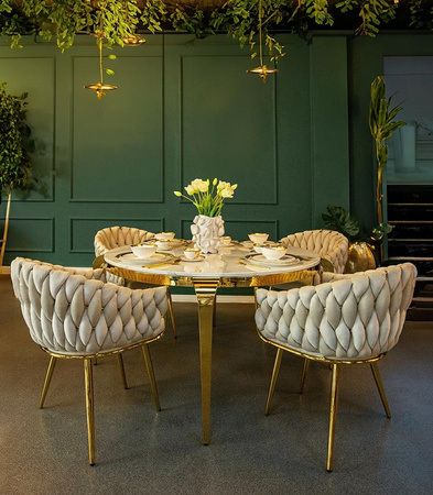 Stół MAISON 130X150 biały