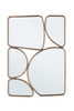 BIZZOTTO lustro ścienne HANIMA 50,5x70,5  złote