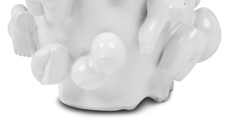 KARE wazon dekoracyjny BODY PARTS 25 cm biały