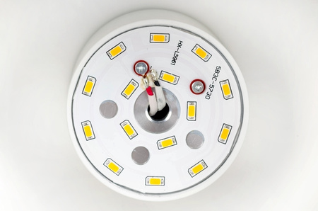 Lampa wisząca EYE 4 biała - LED, aluminium