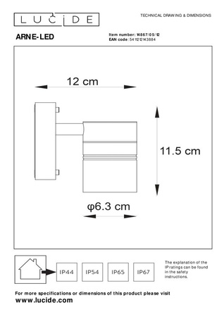 ARNE-LED 14867/05/12