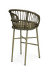 BIZZOTTO krzesło barowe ogrodowe          ODIVELAS zielone