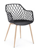 BIZZOTTO krzesło OPTIK czarne