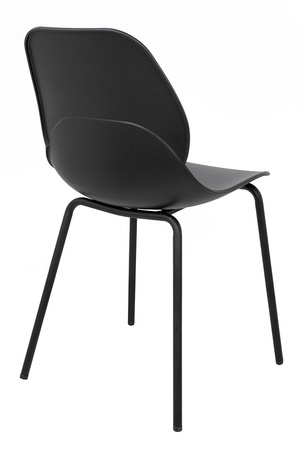 Krzesło ARIA czarne - polipropylen, metal