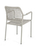 BIZZOTTO krzesło ogrodowe RAJADA szare