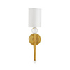 Lampa ścienna DAMA złota 52 cm