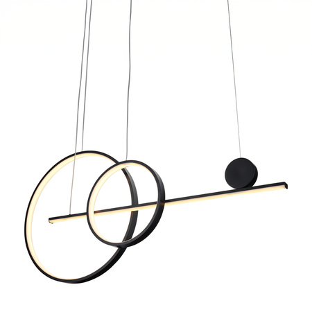 Lampa wisząca NEW AGE LED czarna 120 cm