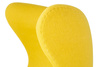 Fotel EGG CLASSIC musztardowy.21 - wełna, podstawa aluminiowa