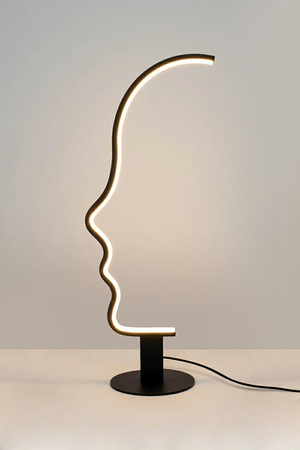 MOOSEE lampa stołowa FACE TABLE czarna