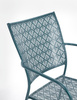 BIZZOTTO krzesło ogrodowe LIZETTE         niebieskie