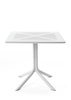 NARDI stół ogrodowy CLIPX 80 biały