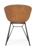 BIZZOTTO krzesło WARHOL brązowe