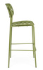 BIZZOTTO krzesło barowe ogrodowe CLOVER   zielone
