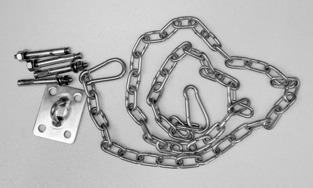 Fotel wiszący BUBBLE poduszka czarna - korpus akryl, poduszka ekoskóra