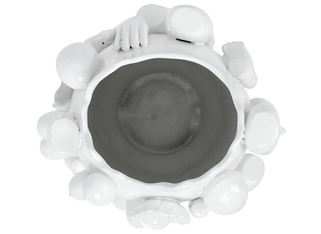 KARE wazon dekoracyjny BODY PARTS 25 cm biały