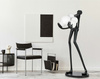 MOOSEE lampa podłogowa HUMAN PREMIUM -    włókno szklane, szkło