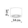 Plafon BASIC 1 beton