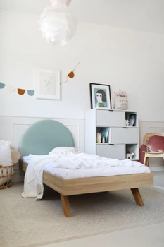 Łóżko PILLE PÓŁOKRĄGŁE LEGS BASIC