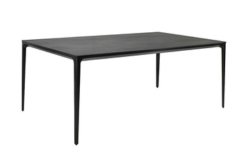 Stół SLIM 180x90 czarny - ceramiczny      marmur, aluminium