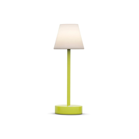 NEW GARDEN lampa stołowa LOLA SLIM 30 BATTERY lime
