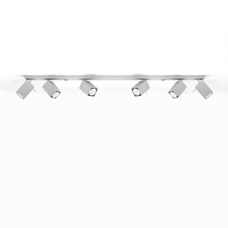 Plafon MERIDA 6L szary