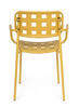 BIZZOTTO krzesło ogrodowe CLOVER ARM      żółte
