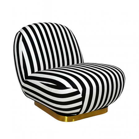 MaMaison fotel obrotowy AZURE biały /     czarny