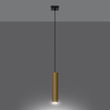 Lampa Wisząca LAGOS 1 złoty połysk