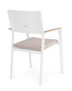 BIZZOTTO krzesło ogrodowe ZELMAR białe