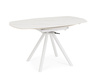 BIZZOTTO stół ogrodowy RAUNI 87-135       biały / rozkładany