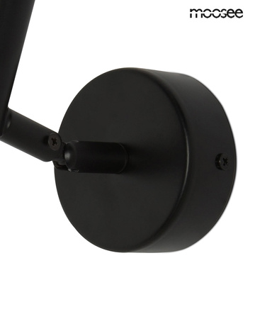 MOOSEE lampa ścienna PRISMA czarna