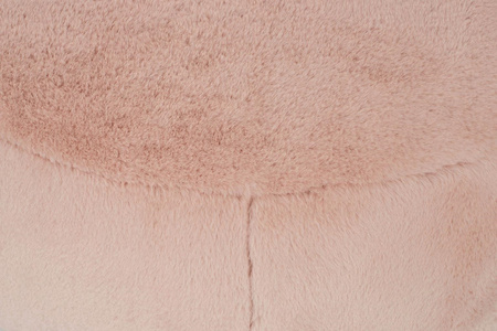 Fotel LOW TEDDY PINK różowy - stal